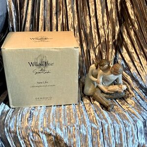 Vintage NEW LIFE Willow Tree Figurine Resin Statue Susan Lordi New Baby Family